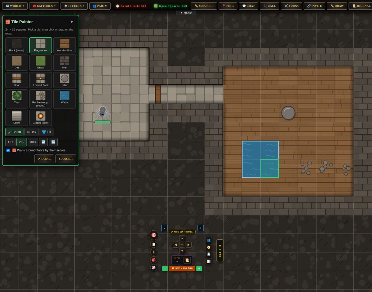 The Tile Painter: brush, box and fill with walls that place themselves